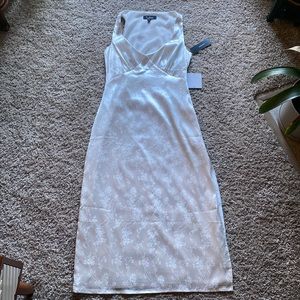 White midi dress NWT